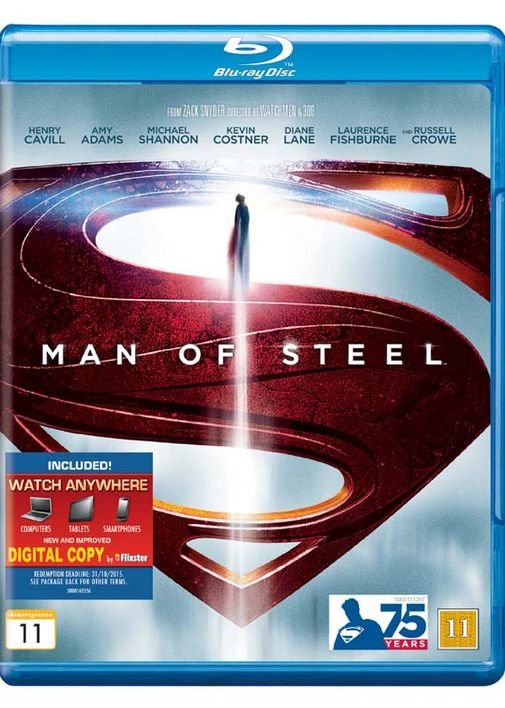 Cover for Zack Snyder · Man of Steel (Blu-ray) (2013)