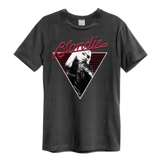 Cover for Blondie · Blondie - Blondie 74 Amplified Small Vintage Charcoal T Shirt (T-shirt)