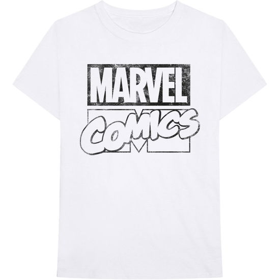 Cover for Marvel Comics · Marvel Comics Unisex T-Shirt: Logo (T-shirt) [size XXL] [Yellow - Unisex edition]