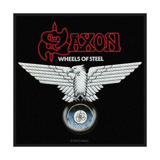 Saxon Standard Woven Patch: Wheels of Steel - Saxon - Fanituote - PHD - 5055339753054 - maanantai 19. elokuuta 2019