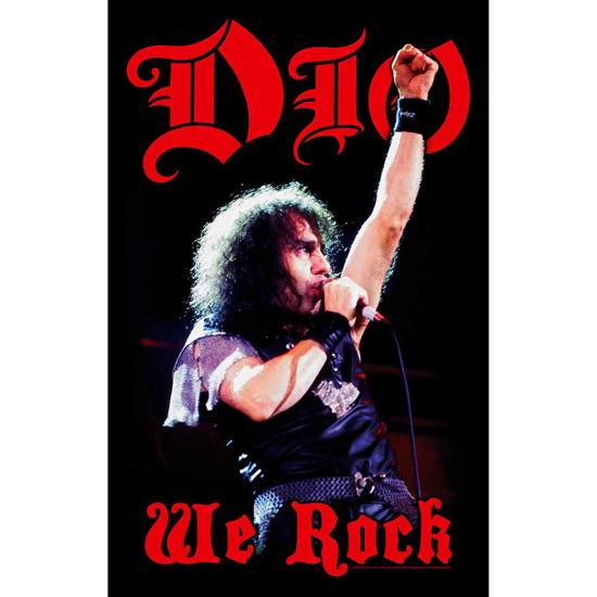 Dio Textile Poster: We Rock - Dio - Merchandise -  - 5056365728054 - 