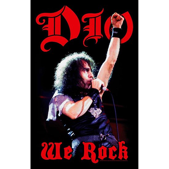 Cover for Dio · Dio Textile Poster: We Rock (Poster)