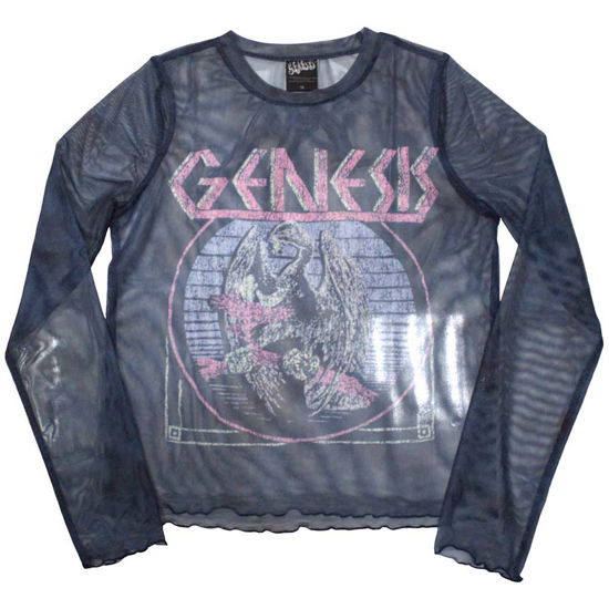 Cover for Genesis · Genesis Ladies Long Sleeve T-Shirt: Bird Hand (Mesh) (TØJ) [size XS]