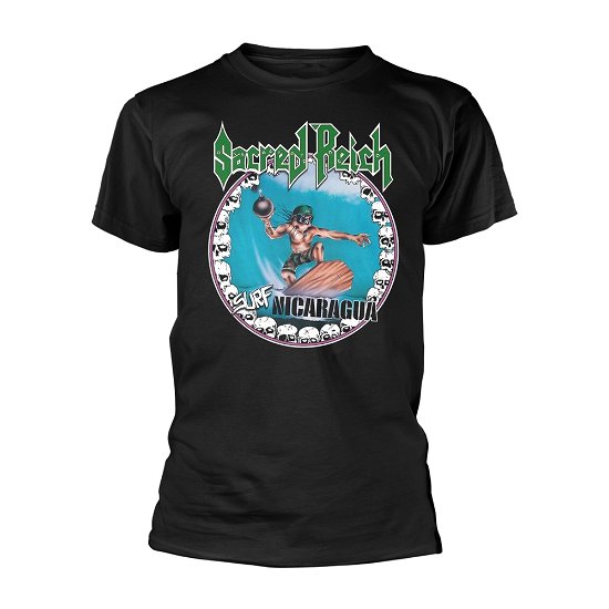 Cover for Sacred Reich · Surf Nicaragua (T-shirt) [size L] [Black edition] (2019)