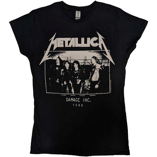 Cover for Metallica · Metallica Ladies T-Shirt: Masters of Puppets Photo Damage Inc Tour (T-shirt) [size S] [Black - Ladies edition]