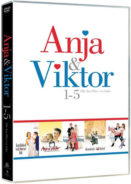 Cover for Anja &amp; Viktor 1-5 (DVD) (2015)