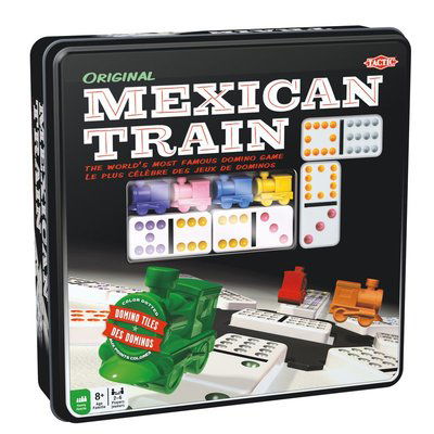 Cover for Tactic · Domino: Mexican Train Tin Box (54005) (Spielzeug)