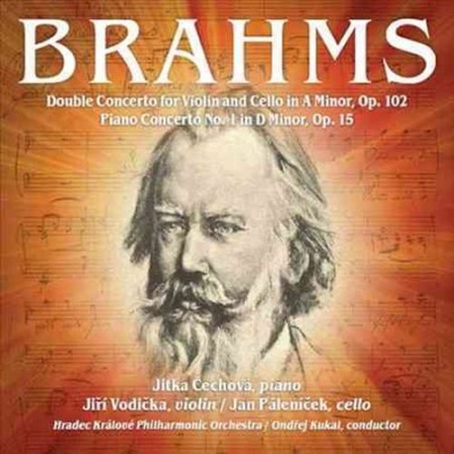 Cover for Brahms / Vodicka / Palenicek / Cechova / Hradec · Double Con 102 &amp; Pno Con 1 15 (CD) (2014)