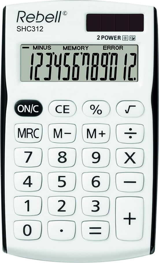 Cover for Rebell · Calculator Rebell Shc312bkbx 12m, Be-Ärn, Komercia (Merchandise) (MERCH) (2017)