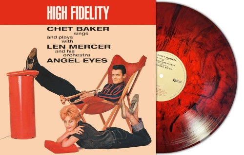 Cover for Chet Baker · Angel Eyes (Red Marbled Vinyl LP) (LP) (2024)