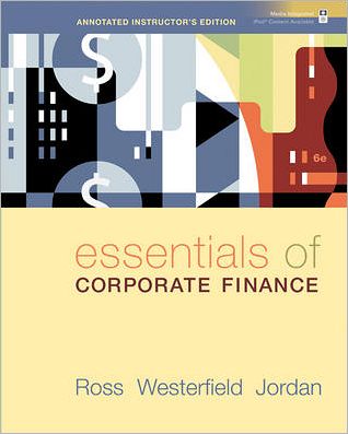 Cover for Ross · Essentials of Corporate Finance Annotate (Gebundenes Buch) (2008)