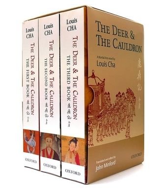 Cover for Cha (Jin Yong), Louis · The Deer and the Cauldron: 3-volume set (Innbunden bok) (2018)