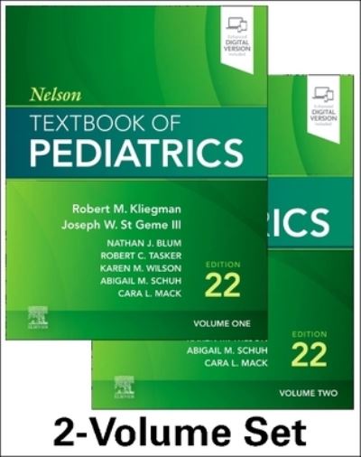Cover for Nelson Textbook of Pediatrics, 2-Volume Set (N/A) (2024)