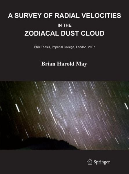 Cover for Brian May · A Survey of Radial Velocities in the Zodiacal Dust Cloud (Bok) [2007 edition] (2008)
