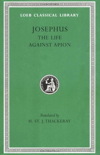 Cover for Josephus · The Life. Against Apion - Loeb Classical Library (Hardcover Book) (1926)