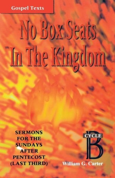 Cover for William G. Carter · No box seats in the kingdom (Book) (1996)