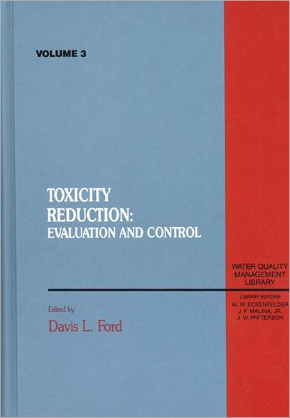 Cover for Paul Bishop · Toxicity Reduction (Hardcover Book) (1996)