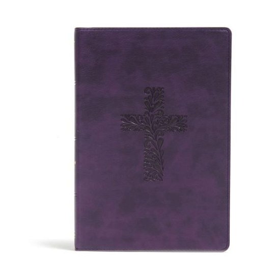 Cover for Holman Bible Staff · KJV Rainbow Study Bible, Purple LeatherTouch, Ribbon Marker, Color-Coded Text, Smythe Sewn Binding, Easy to Read Bible Font, Bible Study Helps, Full-Color Maps (Imitation Leather Bo) (2020)