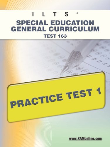 Cover for Sharon Wynne · Ilts Special Education General Curriculum Test 163 Practice Test 1 (Paperback Book) (2011)