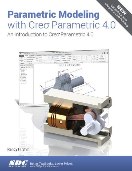 Cover for Shih, Randy (SDC Publications, USA) · Parametric Modeling with Creo Parametric 4.0 (Paperback Book) (2017)