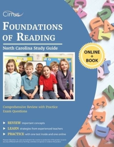 Cover for Cox · North Carolina Foundations of Reading Study Guide: Comprehensive Review with Practice Exam Questions (Pocketbok) (2021)