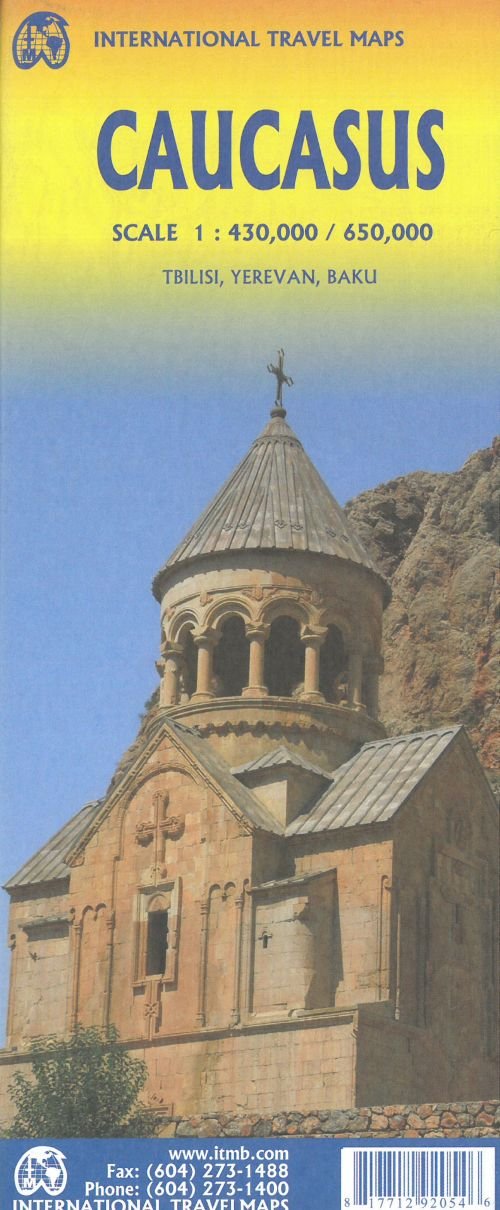 Caucasus, International Travel Maps - ITM Publications - Bøger - ITMB publishing - 9781771292054 - 15. september 2019