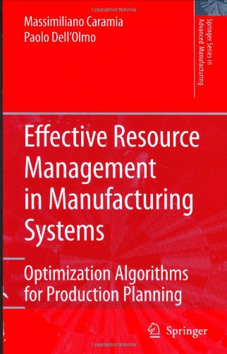 Cover for Massimiliano Caramia · Effective Resource Management in Manufacturing Systems: Optimization Algorithms for Production Planning - Springer Series in Advanced Manufacturing (Hardcover Book) [2006 edition] (2005)