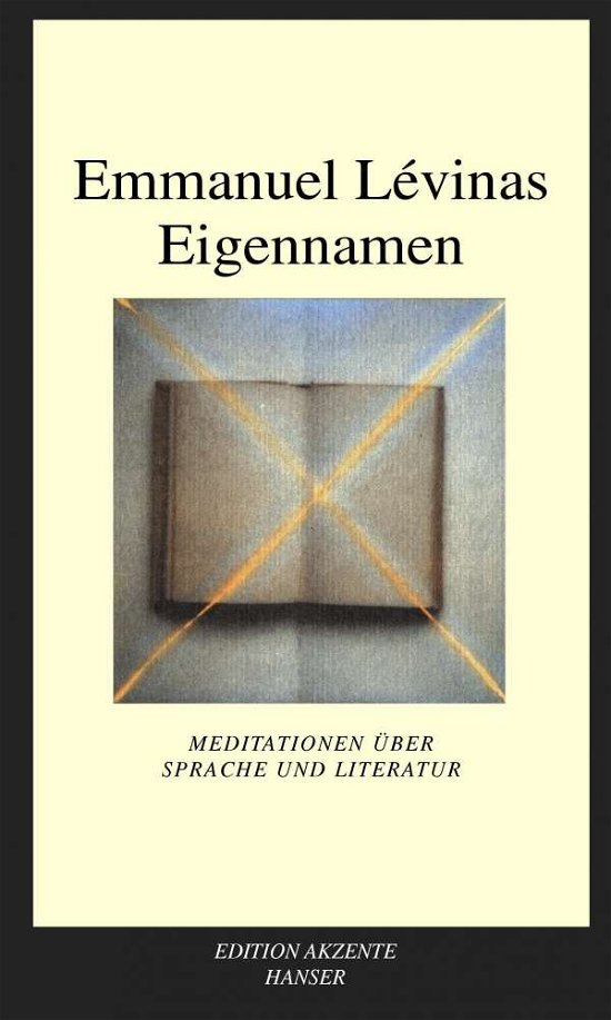Cover for Emmanuel Levinas · Eigennamen (Bok)