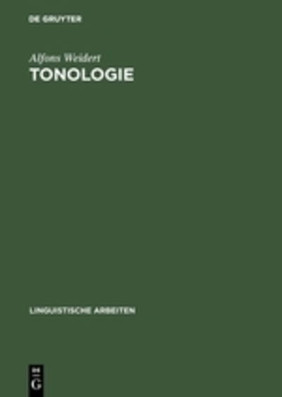 Cover for Alfons Weidert · Tonologie (Book) (1981)