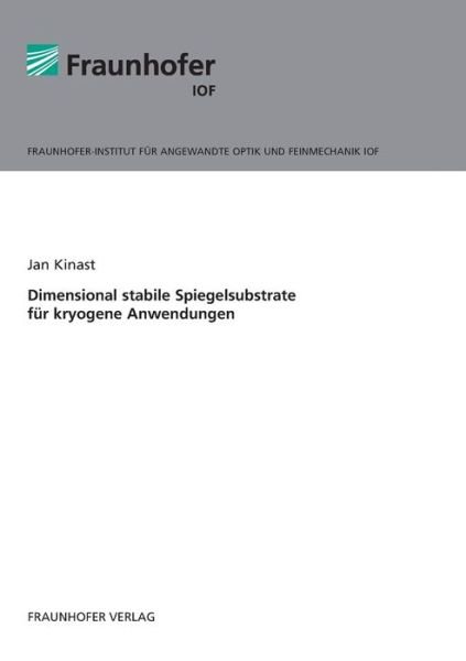 Cover for Kinast · Dimensional stabile Spiegelsubst (Book) (2018)