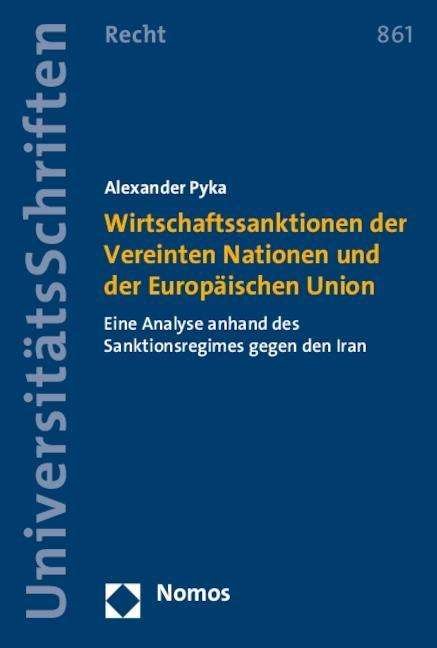 Cover for Pyka · Wirtschaftssanktionen der Vereinte (Book) (2015)