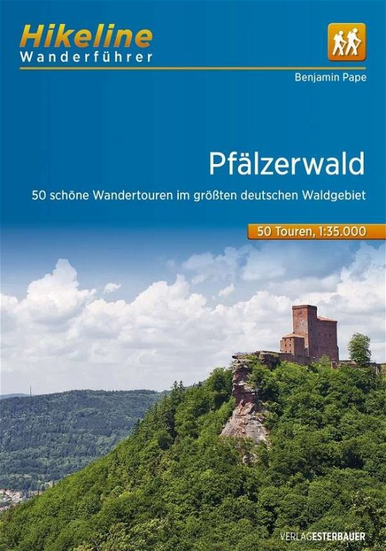 Cover for Esterbauer · Pfälzerwald, Hikeline Wanderführer (Sewn Spine Book) (2018)
