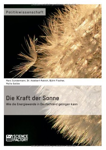 Cover for M. Gallée · Die Kraft Der Sonne (Paperback Book) [German edition] (2014)