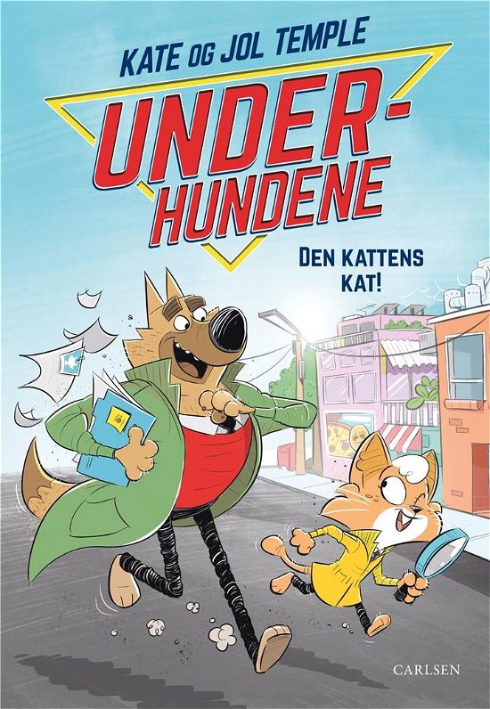 Cover for Kate Temple; Jol Temple · Underhundene: Underhundene (1) - Den kattens kat! (Bound Book) [1º edição] (2023)