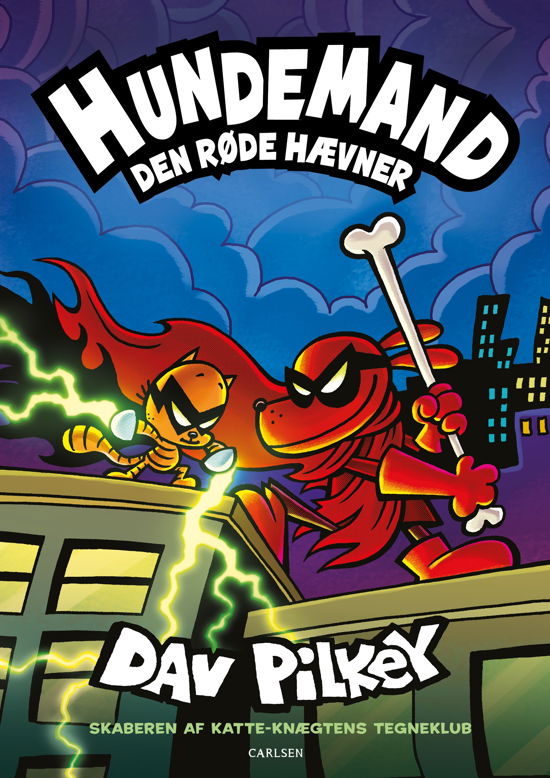 Cover for Dav Pilkey · Hundemand: Hundemand (12) Den røde hævner (Bound Book) [1. Painos] (2024)