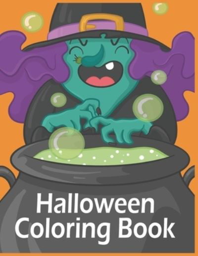 Cover for Nr Grate Press · Halloween Coloring Book: Spooky, Fun, Tricks and Treats Relaxing Coloring Pages for Adults Relaxation Halloween Gifts for Teens, Childrens, Man, Women, Girls and Boys (Pocketbok) (2021)