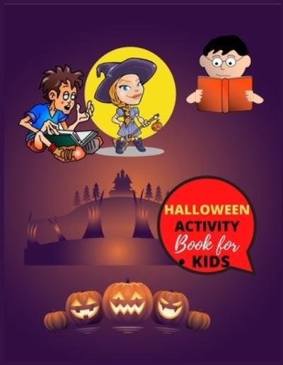 Cover for Potla Smith · Halloween activity book for kids (Pocketbok) (2020)