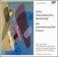 Cover for Mendelssohn / Rubens / Schubert,c. / Bernius · Midsummer Night's Dream / Incidental Music (CD) (2002)