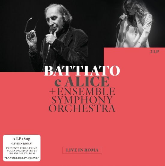 Cover for Battiato, Franco &amp; Alice · Live In Roma (LP) (2021)
