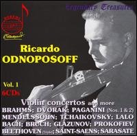 Legendary Treasures: Ricardo Odnoposoff 1 - Brahms / Paganini / Prokofiev / Odnoposoff - Música - DOREMI - 0723721222055 - 23 de maio de 2006