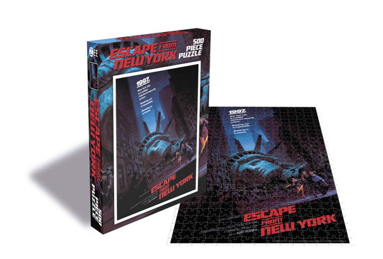 Movie Poster (500 Piece Jigsaw Puzzle) - Escape from New York - Gesellschaftsspiele - PLAN 9 - 0803341515055 - 9. April 2021