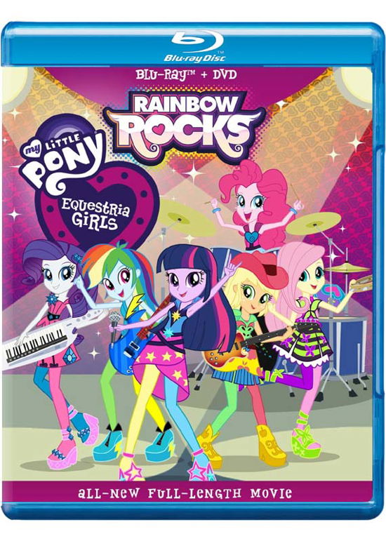 Cover for My Little Pony Equestria Girls Rainbow Rocks (Blu-Ray) (2014)