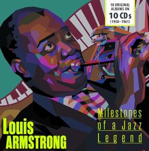 Cover for Louis Armstrong · Armstrong - Milestones Of A Jazz Legend (CD) (2024)