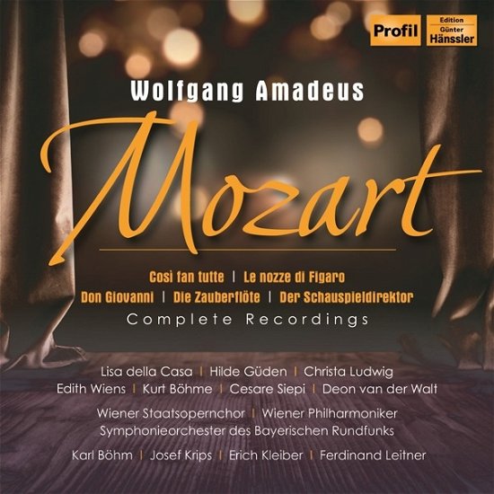 Cover for Wolfgang Amadeus Mozart · 4 Opern Gesamtaufnahmen - 4 Operas Complete Recordings (CD) (2023)