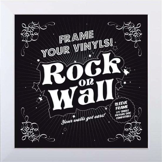 Cover for Music Protection · Music Protection - 12 Inch Album Cover Frame Plastic - White - Rock On Wall (AV-ACC) (Tilbehør)