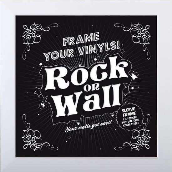 Cover for Music Protection · Music Protection - 12 Inch Album Cover Frame Plastic - White - Rock On Wall (AV-ACC) (TILBEHØR)