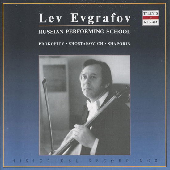 Cover for Lev Evgrafov · Cello Sonatas (CD) (2014)
