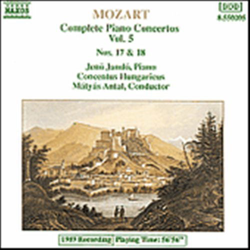 Cover for Concentus Hungaricusantal · Mozartpiano Concertos Nos 17 18 (CD) (1993)