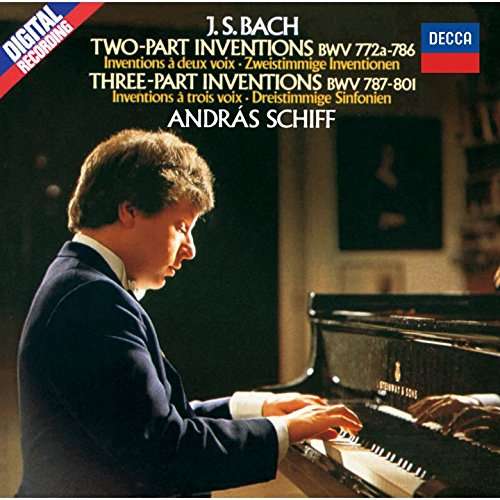 Cover for Bach / Schiff,andras · Bach: 2 &amp; 3 Part Inventions Etc. (CD) (2017)