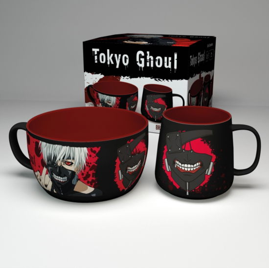 TOKYO GHOUL - Ken - Breakfast Set Bowl 850ml & mug - P.Derive - Produtos - Gb Eye - 5028486485055 - 30 de maio de 2022